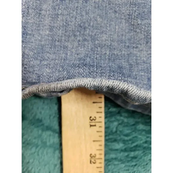 Levis Jeans Size 16 Womens Blue Pants Ladies Stretch Classic Mid Rise Bootcut - Picture 9 of 15